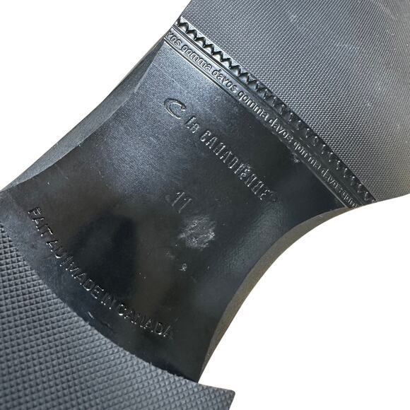 La Canadienne Serena Black Leather Boot Single Right Boot AMPUTEE New Sz 11 - Picture 4 of 6